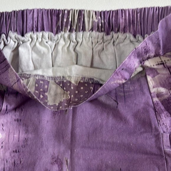 Women's Retro Hippie Art Print Pocket Skirt - Picture 3 of 3